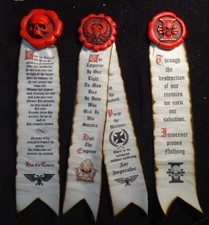 Tabletop War Games 40K mini Purity Seals set of 3 picture