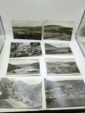 Norway Vtg Postcards Lot of 8 Hardanger Voss Bergen Naerodalen Etc BW Photos picture
