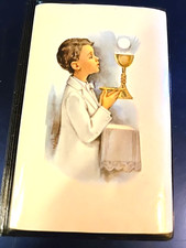 Vintage 1981 First Steps To Jesus First Holy Communion Prayer Book 5” X 3” picture
