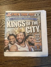 The New York Post Knicks Kings of the City Parade Newspaper June 18, 2026 - NEW picture