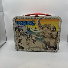 Vintage 1975 Hanna Barbera KORG 70,000 B.C. Metal Lunch Box, No Thermos picture