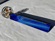 Vintage Handmade Stained Glass Copper Brass Kaleidoscope Signed Steven D Bland picture