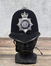 British Bobby Custodian Helmet Hat Black Size 58 7 1/4 picture