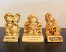 Vintage Paula Figurines Lot of 3 1969-72 Made USA Love Couple Humor picture