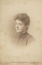 Vintage 1800's GRACE ALEXANDER (1867-1905) Detroit Michigan PHOTO N2 picture