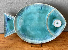 Global Views Ceramic Fish Plates/Wall Art (Large Plate 16