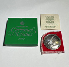 Towle Christmas Melodies 1982 Sterling Ornament “O Christmas Tree” Rare picture