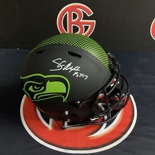 Shaun Alexander Seattle Seahawks Signed Authentic Eclipse Helmet Autographed JSA picture