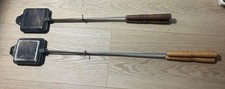 2Vintage KMart-branded camp cooker, pie iron, hobo pie maker, mountain pie iron picture