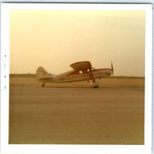 Vtg 1971 Fairchild 24R-46 Airplane Photo N81337 Aviation Aircraft Color Snapshot picture