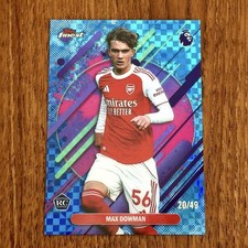 Limited to 49 pieces Max Dowman 2025 26 Topps Finest PL 213 RC Rookie Rare Blue picture