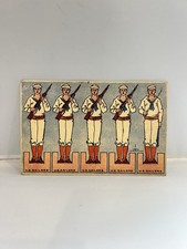 J. Alan Fletcher 1914 Postcard Five US Sailors Fletcher Cut Out Illustrated Art picture