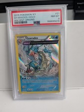 PSA 8 Gyarados Holo Full Art XY 21 Ancient Origins 2015 Pokemon Card NM-MT picture