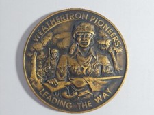Vintage General Electric Weathertron Bronze Medal Employee 1955 Bronze picture