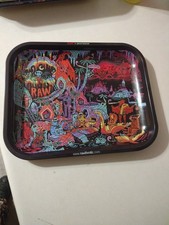Raw X Ghostshrimp Metal Rolling Tray Large 13