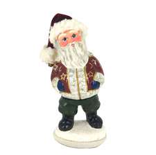 Ino Schaller Christopher Radko Santa Paper Mache Candy Container #7/600 Germany picture