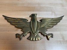 Vintage Eagle Continental Trailways Bus Gold Finish Emblem picture