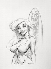 Surfer ART - Pretty girl 