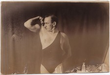Vintage photo - Ray Snell, circus performer and strongman - Gay interest picture