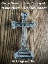 Waterford Crystal 8” Standing Crucifix  picture