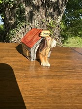 Vintage 1950s Unbranded Snootie Dog and Dog house salt and pepper shakers picture