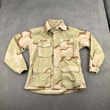 American Apparel Us ABD Uniform Jacket Mens Medium Green Beige Camouflage Combat picture