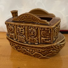 Disneyland Trader Sam’s Jungle Cruise Boat Mug Tiki Congo Queen 1St Edition  picture