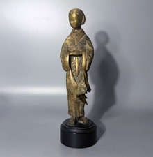Edna Hibel O-Jin Geisha Bronze Sculpture Signed Limited Edition 58/100. 8 inc picture