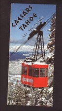 1980 Cesars Tahoe Ski Spectacular Travel Brochure Stateline Nevada picture