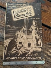 Vintage Sammy’s Charcoal Grill Restaurant Menu - Amarillo Texas - Stefan Kramar picture