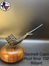 Vintage Savinelli Capri Root Briar 102 Billiard Tobacco Pipe picture