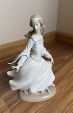 Lladró Porcelain Figurine Retired 4828 Cinderella's Lost Slipper Fingers Damaged picture