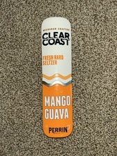 Perrin Brewing Clear Coast Mango Guava Seltzer Ceramic Beer Tap Handle picture