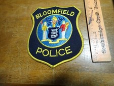 vintage BLOOMFIELD new jersey collectible OBSOLETE  shoulder  PATCH BX L#67 picture