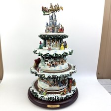 Wonderful World Of Disney Animated Christmas Tree Hawthorne Village Musical COA picture