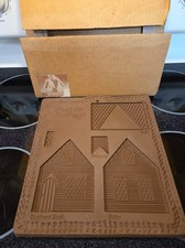 Vintage Rare  Hartstone Gothic Cottage Ceramic Cookie Mold Historic House picture