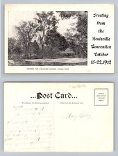 Hiram, OH-Ohio, View Across College Campus, Convention, Vintage c1912 Postcard picture