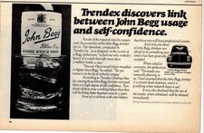 John Begg Scotch Whisky Magazine Ad 1950s Car Self-Confidence Print AD161 picture