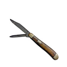 Vintage SCHRADE CUT. CO. WALDEN, N.Y. Pre 1946 Jack Knife Crest Shield picture
