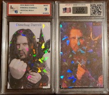 2024 Man Cave Dimebag Darrell #7 Crystal Holo Graded LCG 9 MINT picture
