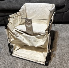 RARE vtg baby travel heir 1950s Car Safety seat bed In Box Mats DISPLAY USE ONLY picture