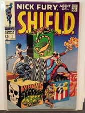 Nick Fury, Agent of Shield #1 (1968) by Steranko & Sinnott 6.0 fine+ picture