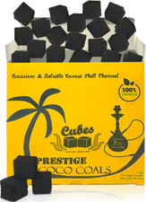 Prestige Coco Coals Cubes 1 kg / 72 pc - Natural Coconut Hookah Charcoal Shisha picture