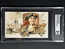 1894 John Paul Jones H570 Clark’s Thread Gallery of American Heroes SGC 2 picture