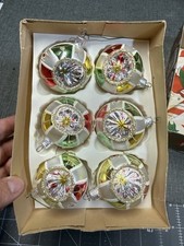 lot of 6 vintage glass ornaments #5 picture