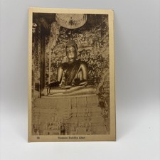 Vintage Postcard Bangkok, Thailand, Siamese Buddha Altar picture