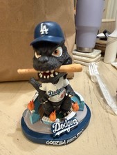 Dodger X Godzilla bobble head Brand new never opened picture