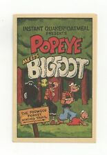 Popeye Quaker Cereal Premium #3 VF/NM 9.0 1989 picture