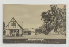 Woodland Auto Court Davenport Florida Postcard Unposted picture