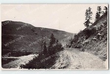 Dirt Road To Twisp, Washington RPPC Okanogan County 1910s Antique Photo Postcard picture